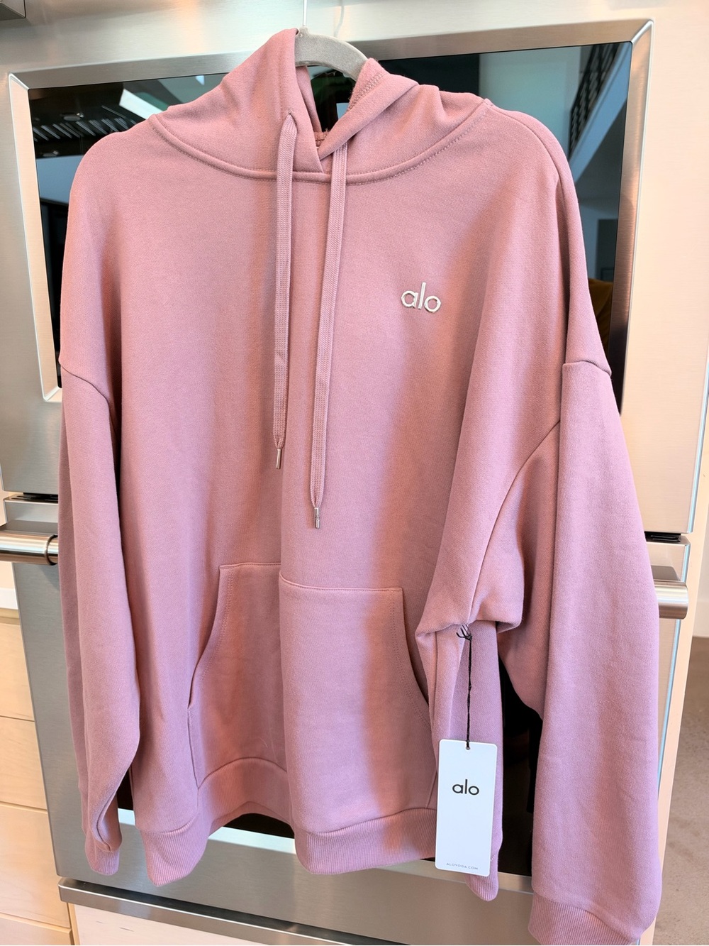 Alo Women's Smoky Quartz Oversized Hoodie Sweater